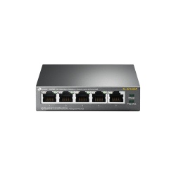 Switch TP-Link Fast Ethernet TL-SF1005P, 5 Puertos 10/100Mbps (4x PoE), 1 Gbit/s, 2000 Entradas - No Administrable 