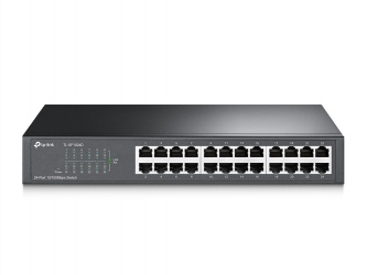 Switch TP-Link Fast Ethernet TL-SF1024D, 24 Puertos 10/100Mbps, 4.8Gbit/s, 8000 Entradas – No Administrable 