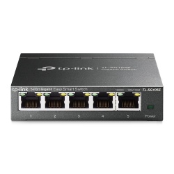 Switch TP-Link Gigabit Ethernet TL-SG105E, 5 Puertos 10/100/1000 Mbps, 2000 Entradas - No Administrable 