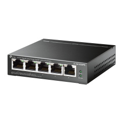 Switch TP-Link Gigabit Ethernet TL-SG105MPE, 5 Puertos 10/100/1000Mbps (4x PoE), 120W, 10Gbit/s, 2000 Entradas  - No Administrable 