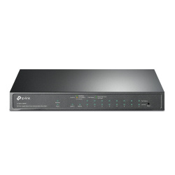 Switch TP-Link Gigabit Ethernet TL-SG1210MPE, 10 Puertos 10/100/1000Mbps (8x PoE+), 20 Gbit/s, 4000 Entradas - Administrable 