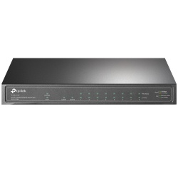 Switch TP-Link Gigabit Ethernet TL-SG1210P,  9 Puertos 10/100/1000Mbps (8x PoE+) + 1 Puerto SFP, 20 Gbit/s, 4000 Entradas - No Administrable 