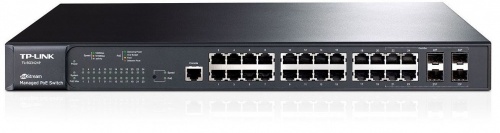 Switch TP-Link Gigabit Ethernet TL-SG3424P, 24 Puertos 10/100/1000Mbps, 48 Gbit/s, 8000 Entradas - Administrable 