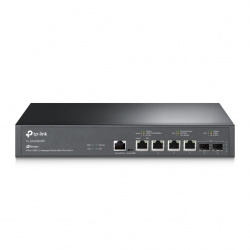 Switch TP-Link 10G Ethernet TL-SX3206HPP, 4 Puertos PoE+ 100/1000/10000Mbps + 2 Puertos SFP+, 200W, 120 Gbit/s, 32.000 Entradas, Administrable 