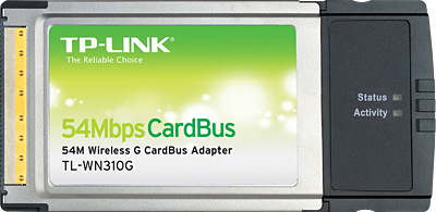 TP-Link Tarjeta ExpressCard TL-WN310G, Inalámbrico, 54 Mbit/s 