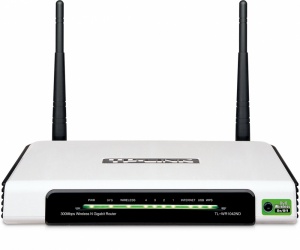 Router TP-Link Gigabit Ethernet TL-WR1042ND, Inalámbrico, 4x RJ-45, 2.4GHz, con 2 Antenas de 3dBi 