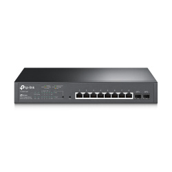 Switch TP-Link TLSG2210MP, 8 Puertos Gigabit Ethernet 10/100/1000 8 x PoE+ 150W 8 x PoE+ 150W, 20 Gbit/s, 8000 Entradas, Administrado 