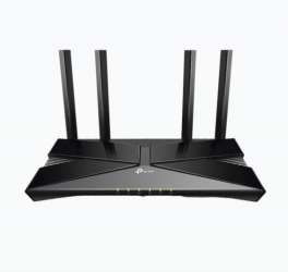 TP-Link Router AX 3000 MU-MIMO Firewall, Wi-Fi 6, 4 x RJ-45 574 Mbit/s WLAN, Inalámbrico, Doble Banda 2.4/5 GHz, 4 Antenas Internas, de 5 dBi 