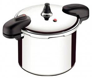 Tramontina Olla de Presión Valencia, Antiadherente, 10 Litros, Acero Inoxidable 