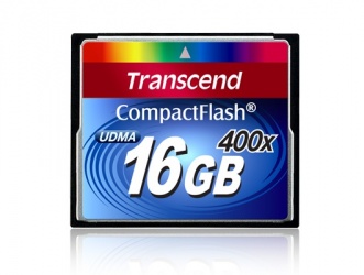 Memoria Flash Transcend 400x, 16GB CompactFlash 