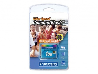 Memoria Flash Transcend 800x CF, 1GB CompactFlash MLC 