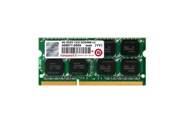 Memoria RAM Transcend aXeRam DDR3, 1066MHz, 2GB, CL7, Non-ECC, SO-DIMM 