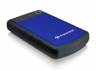 Disco Duro Externo Transcend StoreJet 25H3 2.5'', 2TB, USB 3.0, Negro/Azul, A Prueba de Golpes - para Mac/PC 