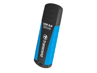 Memoria USB Transcend JetFlash 810, 32GB, USB 3.0, Negro/Verde 