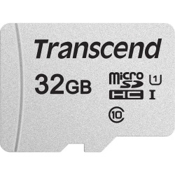 Memoria Flash Transcend 300S, 32GB MicroSDHC NAND Clase 10, con Adaptador 