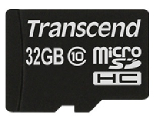 Memoria Flash Transcend, 32GB microSDHC Clase 10, con Adaptador 
