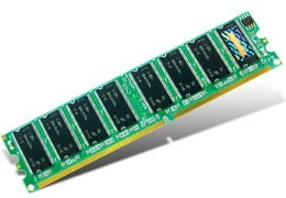 Memoria RAM Transcend TS32MLD64V4F3 DDR, 400MHz, 256MB, Non-ECC, CL3 