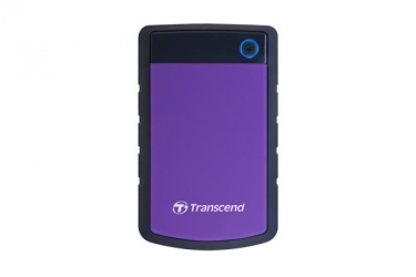 Disco Duro Externo Transcend StoreJet 25H3P 2.5'', 4TB, SATA, USB 3.0, Negro/Violeta - para Mac/PC 