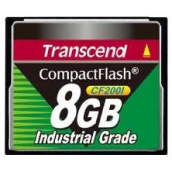 Memoria Flash Transcend CF2001 Industrial Grade, 8GB CompactFlash 