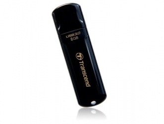 Memoria USB Transcend JetFlash 700, 8GB, USB 3.0, Negro 