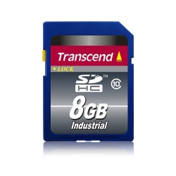 Memoria Flash Transcend SDHC10I, 8GB SDHC MLC Clase 10 