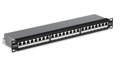 Trendnet Panel de Parcheo Cat6a, 24 Puertos RJ-45, 1U 