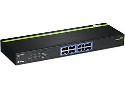 Switch Trendnet GreenNet TEG-S16G, 32Gbit/s, 16 Puertos, 8000 Entradas - No Administrable 