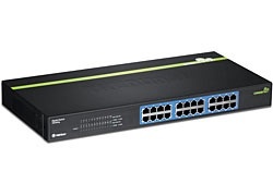 Switch Trendnet Gigabit GREENnet TEG-S24G, 10/20/100/200Mbps, 48Gbit/s, 24 Puertos, 8000 Entradas – No Administrable 