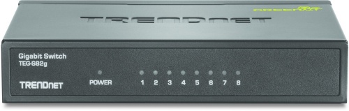 Switch Trendnet Gigabit Ethernet TEG-S82G, 8 Puertos 10/100/1000Mbps, 16Gbit/s, 8000 Entradas - No Administrable 
