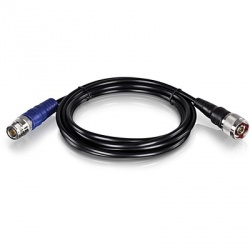 Trendnet Cable Coaxial N-Type Macho -  Clase N Macho, 2 Metros, Negro 