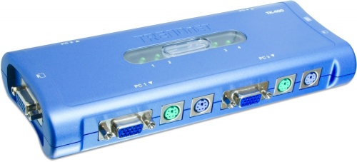 Trendnet Adaptador KVM TK-400K, PS/2/VGA, 4 Puertos 