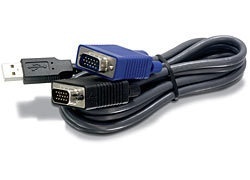 Trendnet Cable Switch KVM TK-CU06, USB 1.1 Type A - VGA/SVGA, 1.8 Metros 