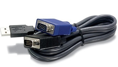 Trendnet Cable KVM TK-CU10, USB/VGA, 2.8 Metros 
