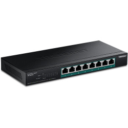 Switch Trendnet TPE-BG380, 8 Puertos 2.5G Ethernet 100/1000/2500 8 x PoE+ 220W, 40 Gbit/s, 4000 Entradas, No Administrado  