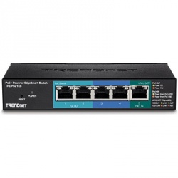 Switch Trendnet Gigabit Ethernet TPE-P521ES, 5 Puertos 10/100/1000Mbps, 10Gbit/s, 2048 Entradas - Administrable 