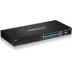 Switch Trendnet Gigabit Ethernet TPE-TG182F, 16 Puertos 10/100/1000Mbps, 36Gbit/s, 8000 Entradas - No Administrable 