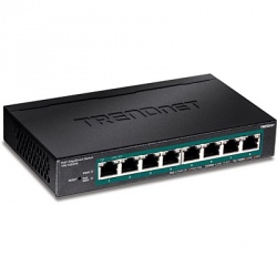 Switch Trendnet Gigabit Ethernet TPE-TG82ES, 8 Puertos 10/100/1000Mbps, 16Gbit/s, 4096 Entradas - Administrable 