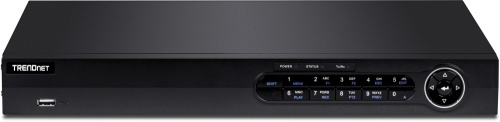 Trendnet NVR de 8 Canales TV-NVR408 para 2 Discos Duros, máx. 12TB, 2x USB 2.0, 9x RJ-45 