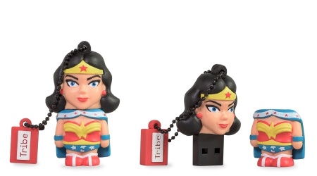 Memoria USB Tribe, 8GB, USB 2.0, DC Mujer Maravilla 