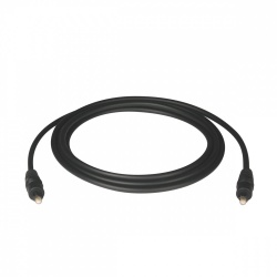 Tripp Lite Cable Óptico Digital de Audio SPDIF Toslink Macho - Toslink Macho, 3 Metros, Negro 