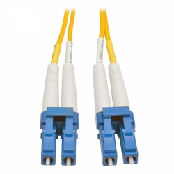 Tripp Lite Cable Fibra Óptica OFNR 2x LC Macho - 2x LC Macho, 1 Metro, Amarillo 