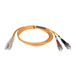 Tripp Lite by Eaton Cable Fibra Óptica 2x LC Macho - 2x ST Macho, 20 Metros, Naranja 
