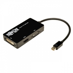 Tripp Lite by Eaton Cable Adaptador Mini DisplayPort 1.2 Macho - DVI-D/HDMI/HD15 Hembra, 1080p, 15cm, Negro 