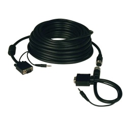 Tripp Lite by Eaton Cable P504-050-EZ VGA/3.5mm - VGA/3.5mm, 15.2 Metros, Negro 