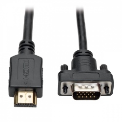 Tripp Lite Cable HDMI Macho - VGA HD15 Macho, 4.6 Metros, Negro 
