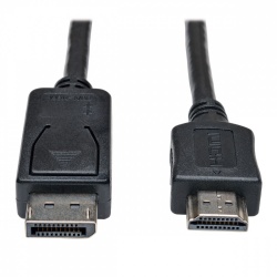 Tripp Lite by Eaton Cable DisplayPort 1.2 Macho - HDMI Macho, 1080p, 3.05 Metros, Negro 