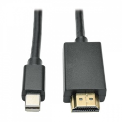Tripp Lite Cable Mini DisplayPort Macho - HDMI Macho, 1080p, 1.83 Metros, Negro 
