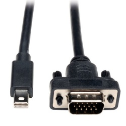 Tripp Lite by Eaton Cable Mini DisplayPort Macho - VGA (D-Sub) Macho, 1080p, 1.83 Metros, Negro 