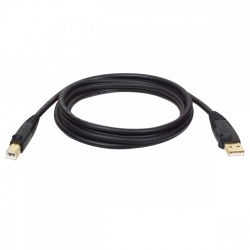 Tripp Lite Cable USB 2.0 A Macho - USB 2.0 B Macho, 3.05 Metros, Negro 