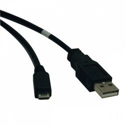 Tripp Lite Cable USB 2.0 A Macho - Micro USB 2.0 B Macho, 1.83 Metros, Negro 